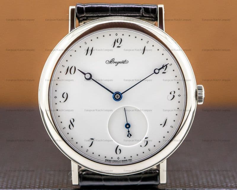 Breguet Classique 5140 18K White Gold Enamel Dial 
