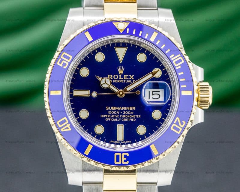 Rolex Submariner Ceramic Blue Dial 18K / SS 2019