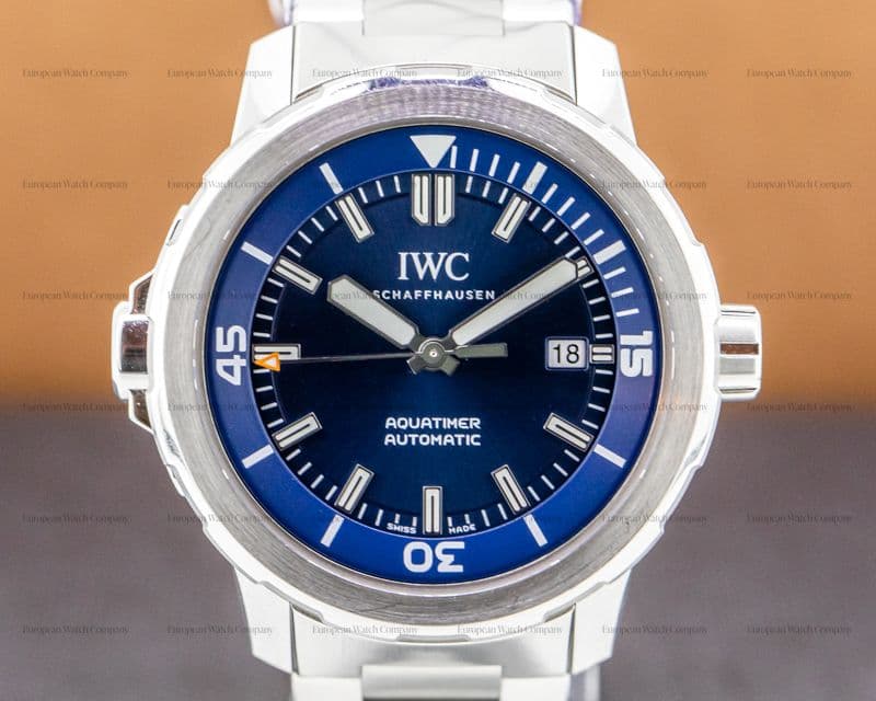 IWC Aquatimer Automatic Expedition Jacques Cousteau Blue Dial / Bracelet