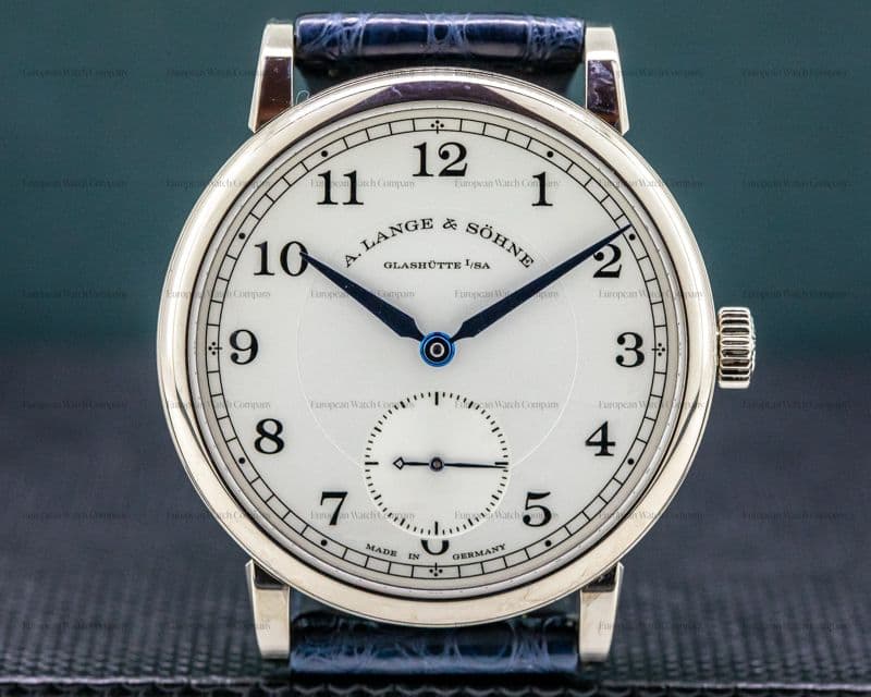 A. Lange and Sohne 1815 18K White Gold Silver Dial 38.5MM