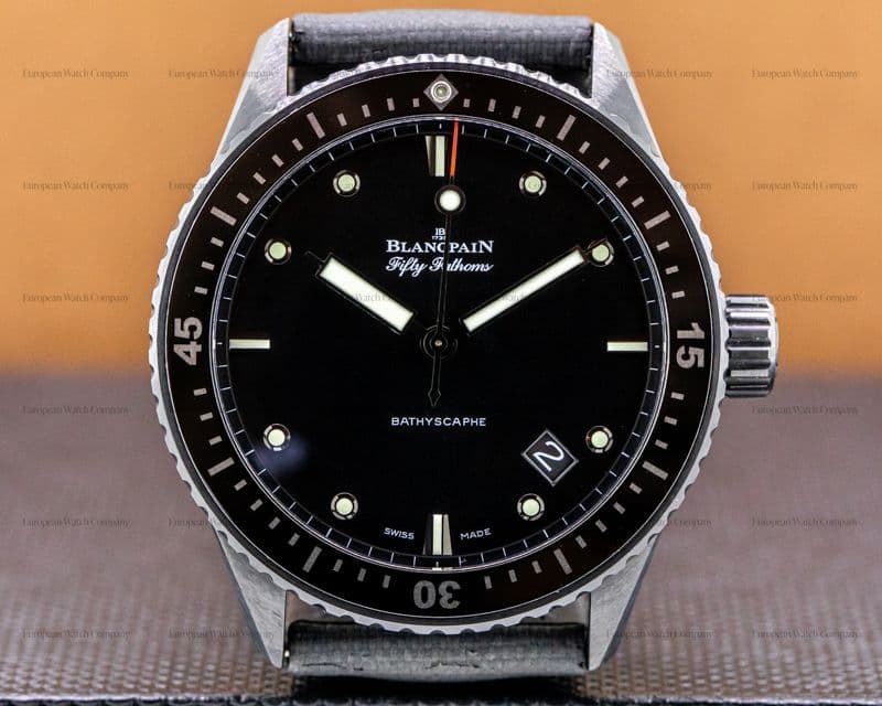 Blancpain Fifty Fathoms Bathyscaphe Black Ceramic 43MM