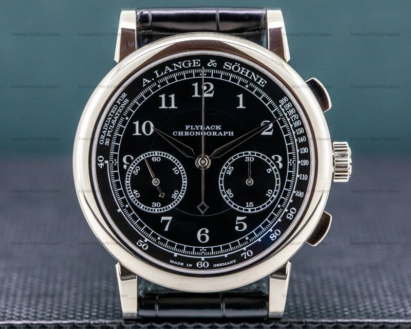 A. Lange and Sohne 1815 414.028 Chronograph 18K White Gold 2018 DEPLOYANT