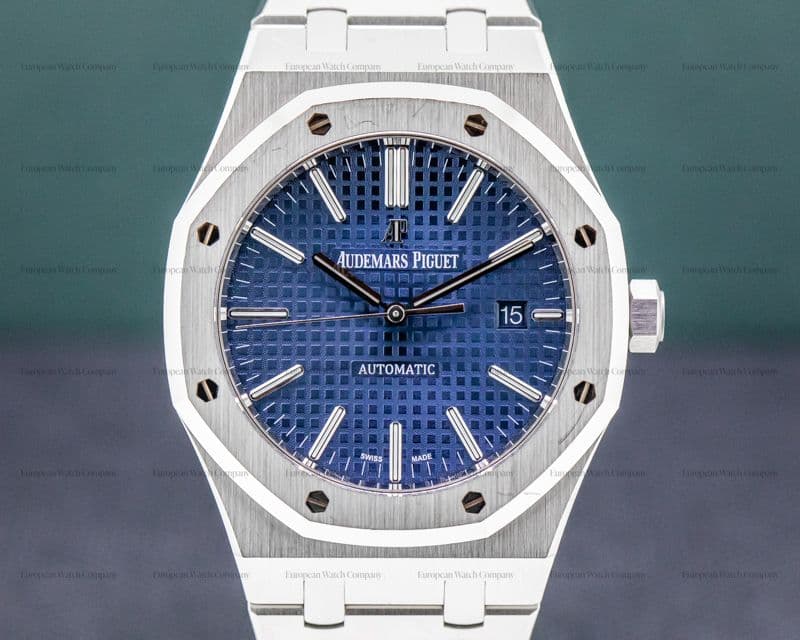 Audemars Piguet Royal Oak "BOUTIQUE ONLY" Blue Dial SS 