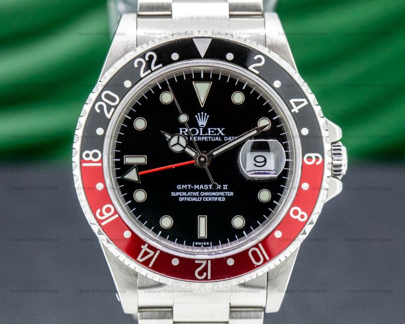 Rolex GMT Master II SS Red / Black Coke COMPLETE