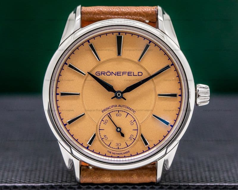 Gronefeld 1941 Principia Automatic Steel Salmon Dial