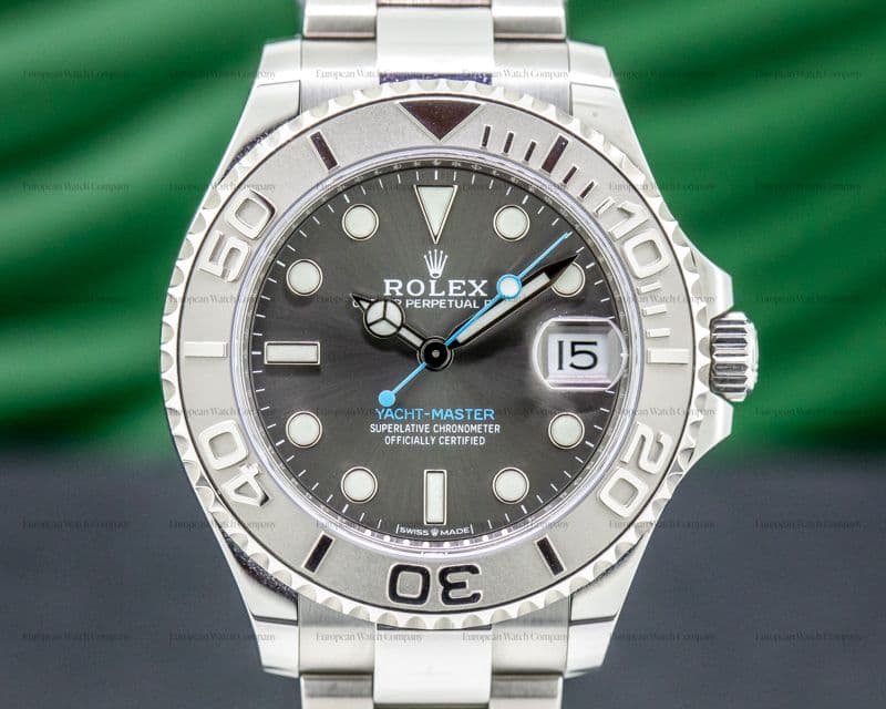 Rolex Yacht Master SS Rhodium Dial / Platinum Bezel Mid Size 2019