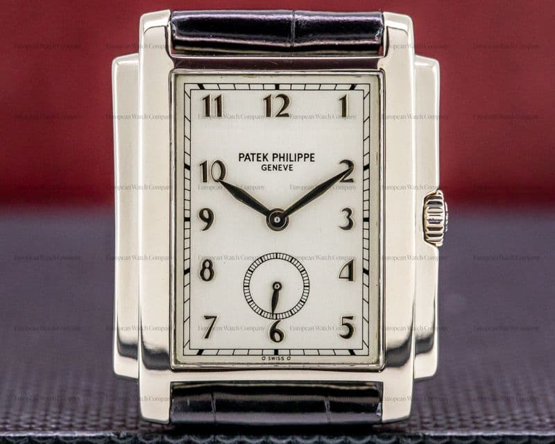 Patek Philippe Gondolo Silver Dial Arabic Numerals 18K White Gold