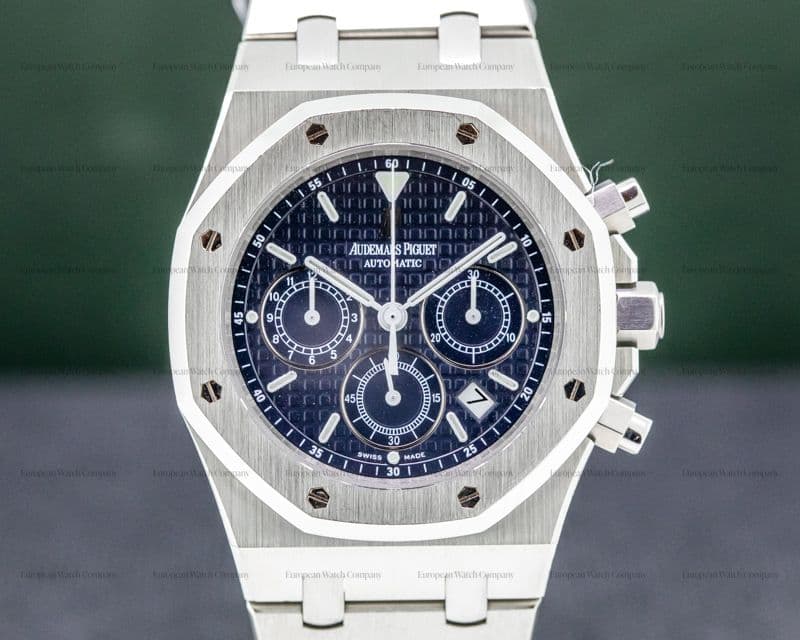 Audemars Piguet Royal Oak Chronograph Blue Dial SS