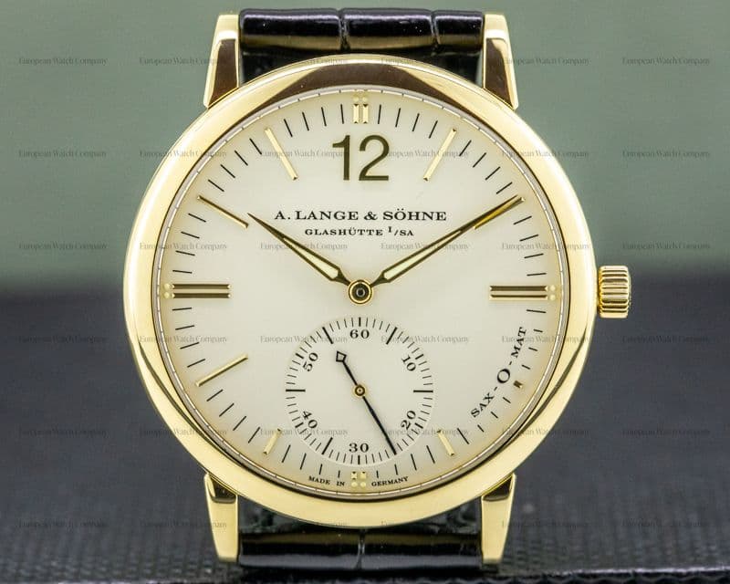 A. Lange and Sohne Langematik SAX-O-MAT Automatic 18K Yellow Gold