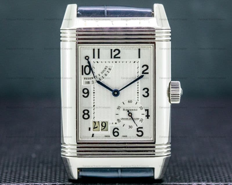 Jaeger LeCoultre Grande Date Reverso SS / Alligator 