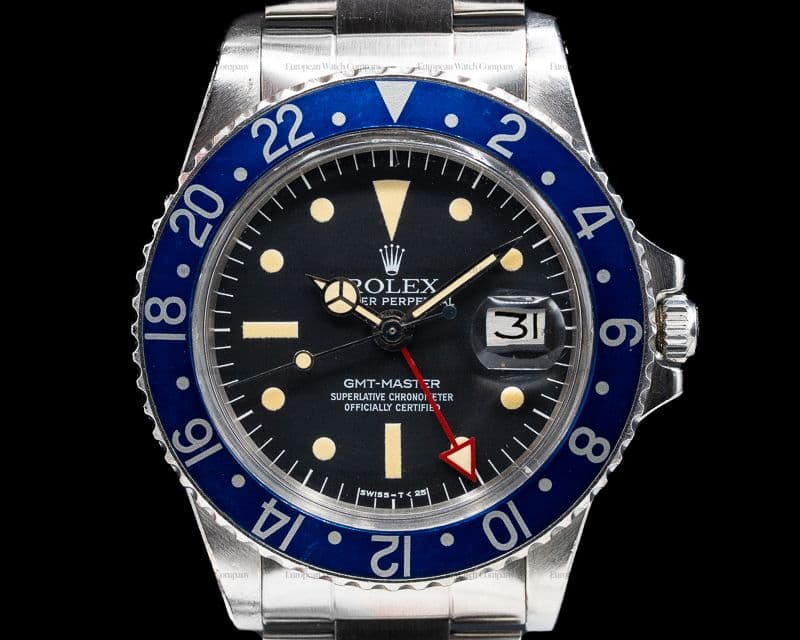 Rolex GMT Master "Blueberry" MKIII Radial Dial SS RARE WOW