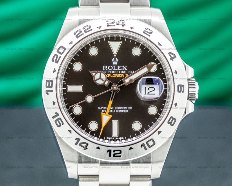 Rolex Explorer II Black Dial SS / FULL SET 2019