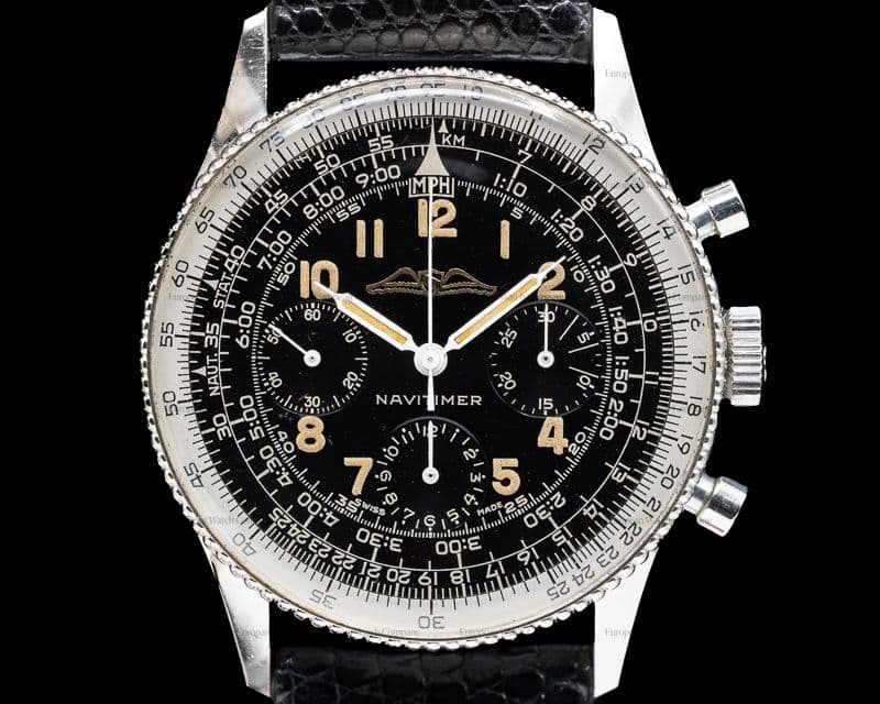 Breitling Vintage "ALL BLACK" AOPA Navitimer 806 1961 AMAZING CONDITION