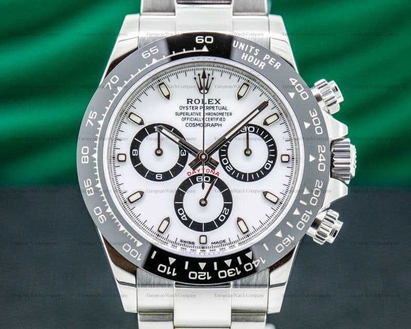 Rolex Daytona 116500LN Ceramic Bezel SS / White Dial