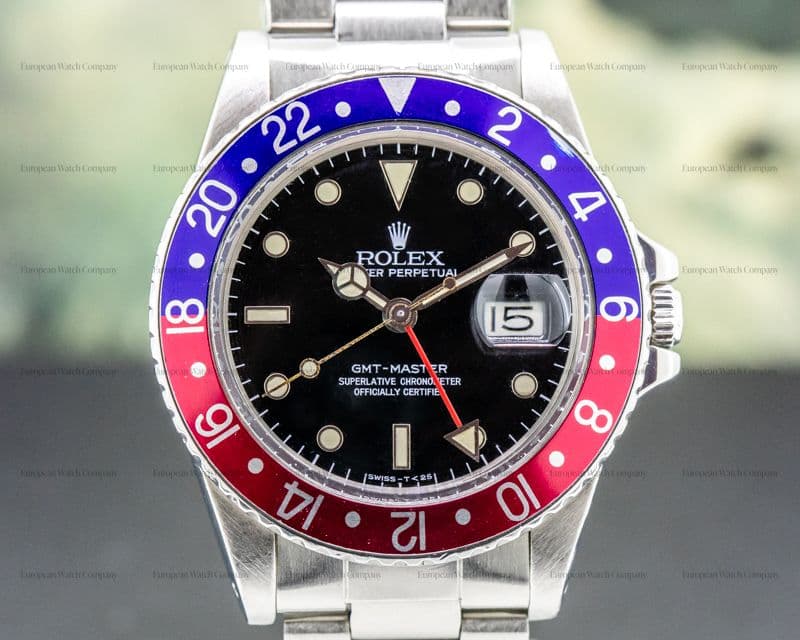 Rolex GMT Master SS / SS Pepsi Bezel 1985 FULL SET