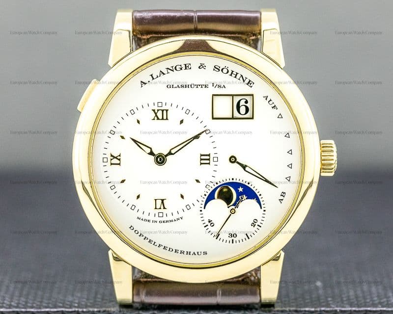 A. Lange and Sohne Lange 1 Moon 18K Yellow Gold