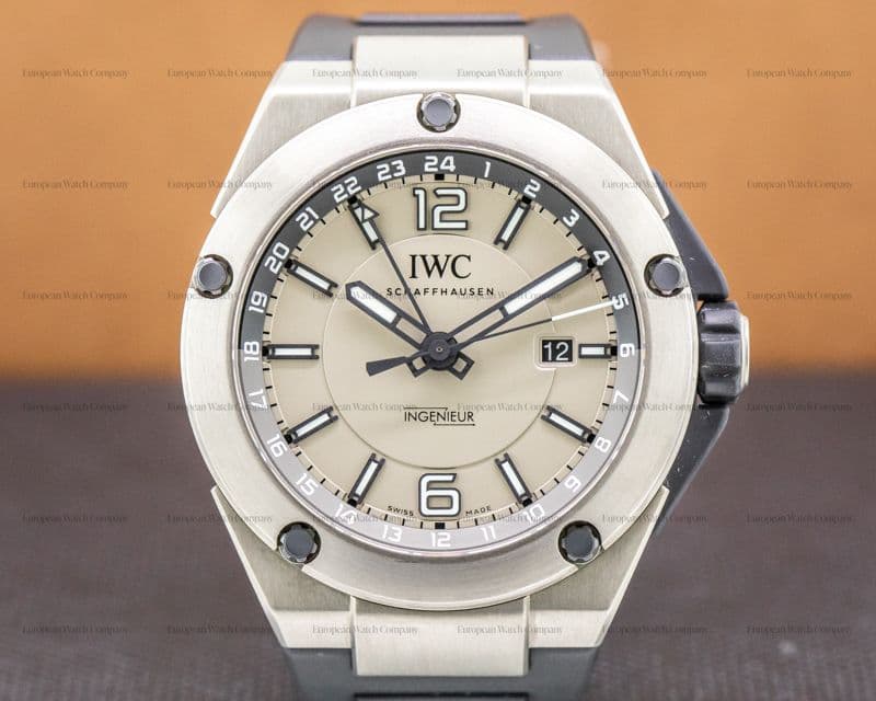 IWC Ingenieur Dual Time Titanium / Rubber