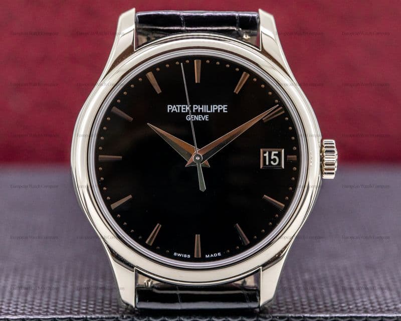 Patek Philippe Calatrava 5227G Automatic 18K White Gold Black Dial 
