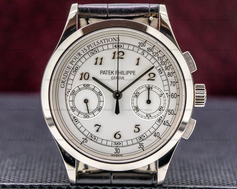 Patek Philippe Chronograph 5170G 18K White Gold / Silver Pulsation 