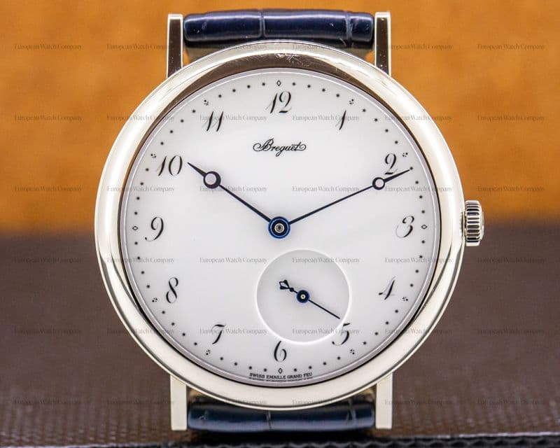 Breguet Classique 5140 18K White Gold Enamel Dial 