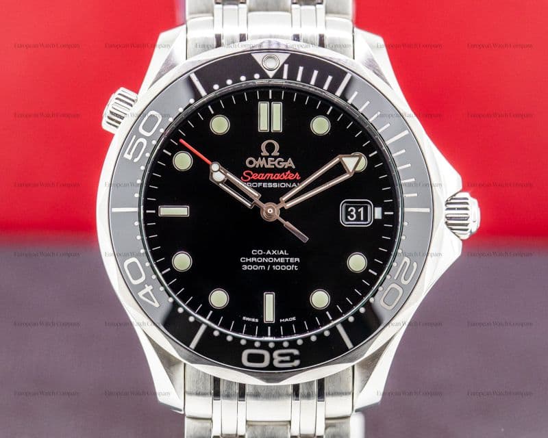 Omega Seamaster Professional Black Dial Co-Axial SS / SS 