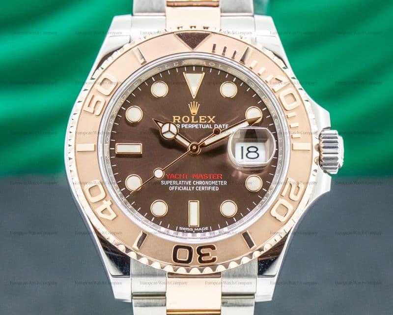 Rolex Yacht Master 18K / SS Chocolate Dial