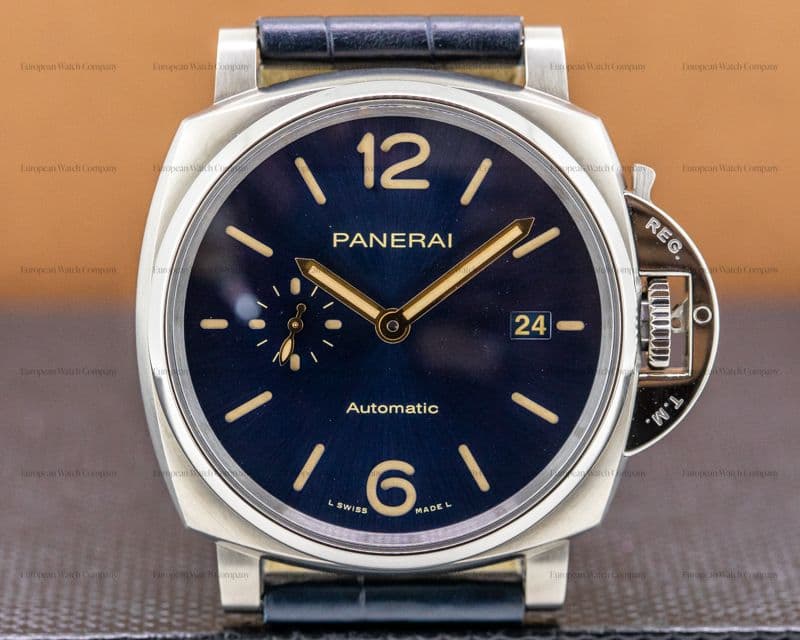 Panerai Luminor Due Automatic Titanio Blue Dial 42mm
