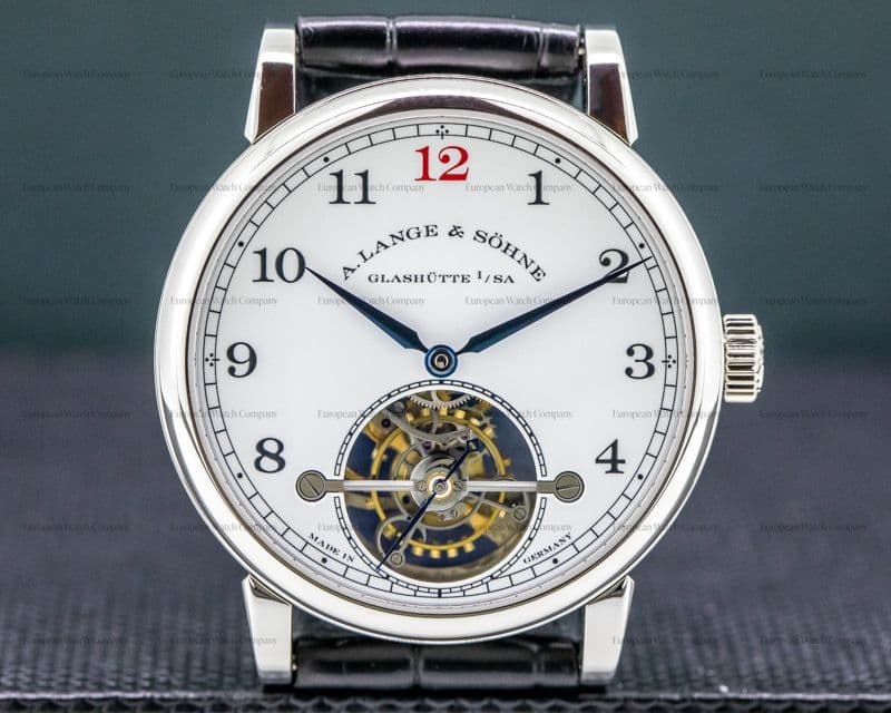 A. Lange and Sohne 1815 Tourbillon 730.079 Enamel Dial Platinum LIMITED