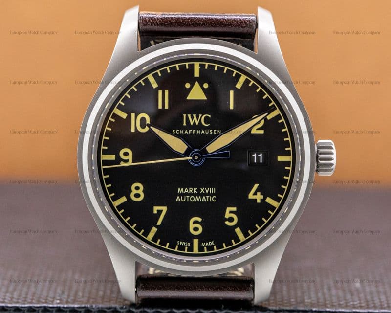 IWC Mark XVIII Heritage Black Dial Titanium