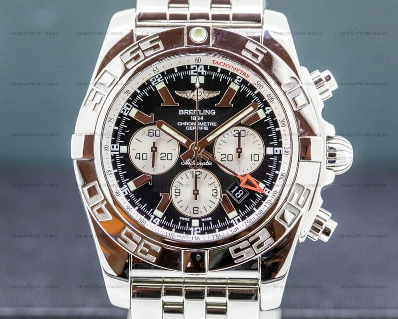 Breitling Chronomat GMT 47 Black Dial SS