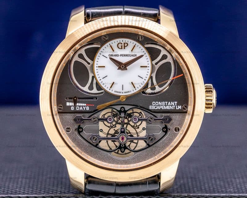 Girard Perregaux Constant Escapement L.M. 18k Rose Gold UNWORN