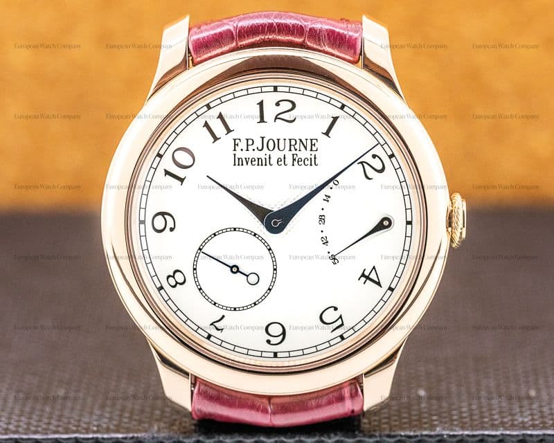 F. P. Journe Chronometre Souverain Red Gold / Silver Dial 40MM