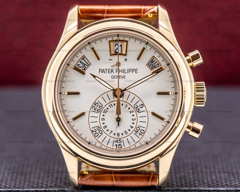 Patek Philippe Annual Calendar 5960R Chronograph 18K Rose Gold

