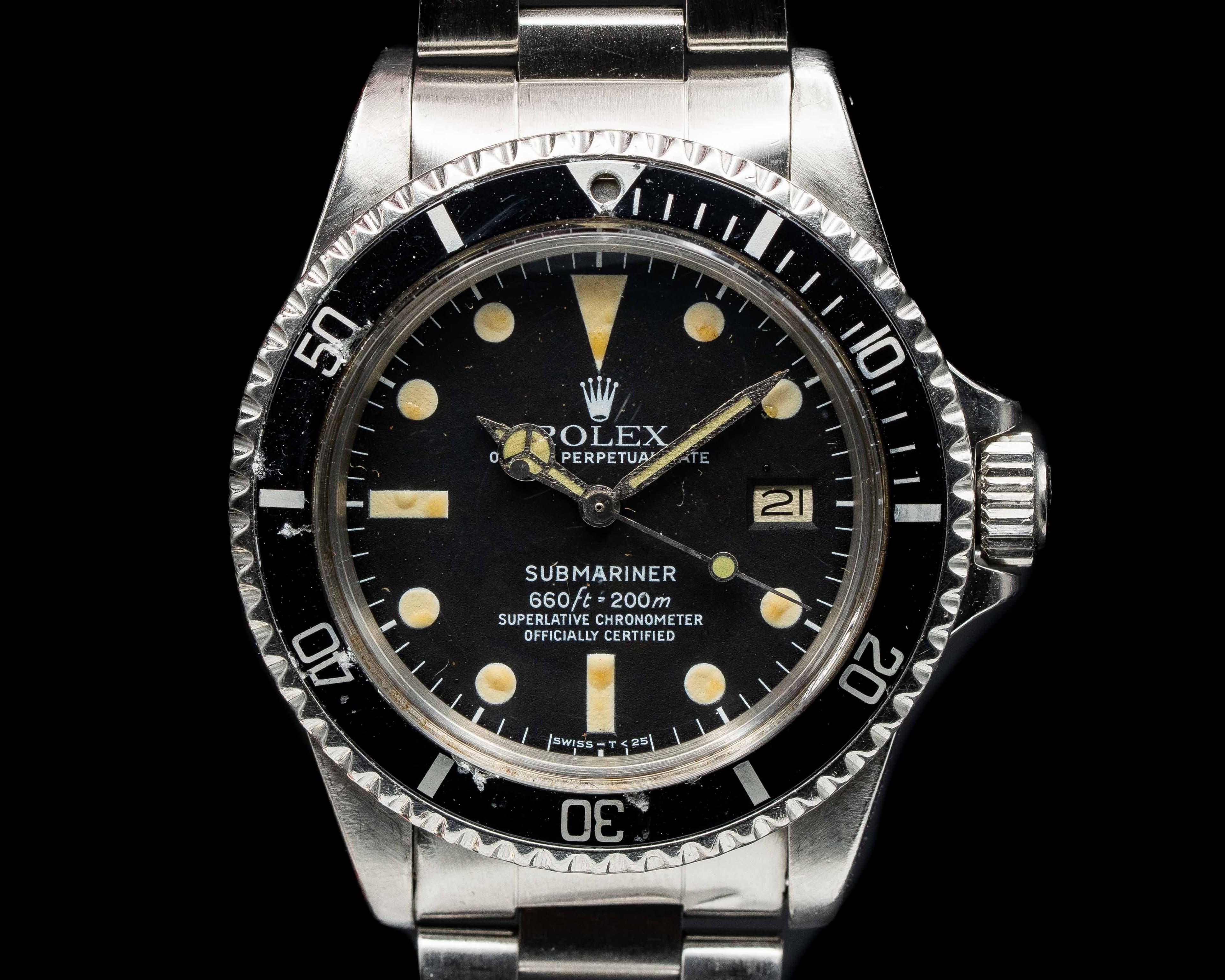 Rolex Submariner 1680 SS Circa 1979 GREAT PATINA