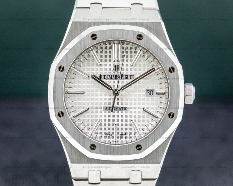 Audemars Piguet Royal Oak 15400ST White Dial SS FULL SET