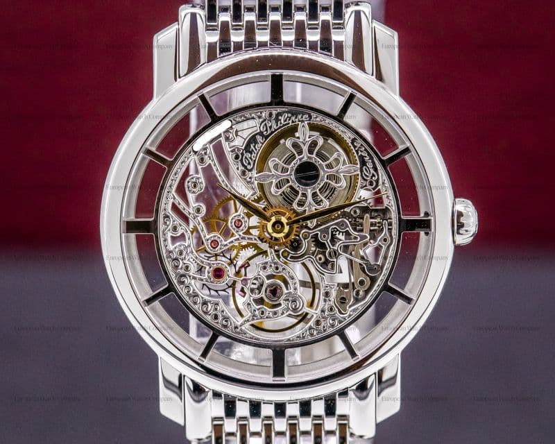 Patek Philippe Ultra Thin Skeleton 18K White Gold 32MM UNWORN