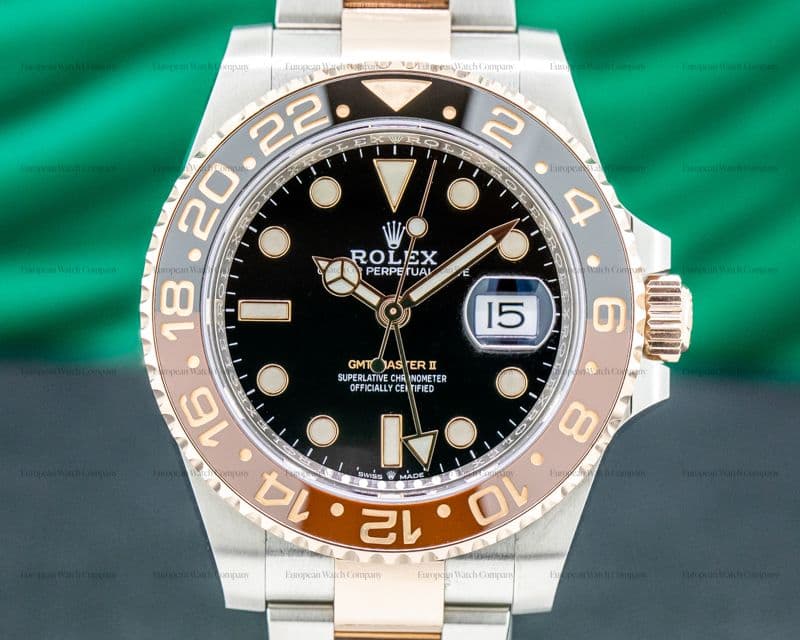 Rolex GMT Master II Ceramic Root Beer SS / 18K  