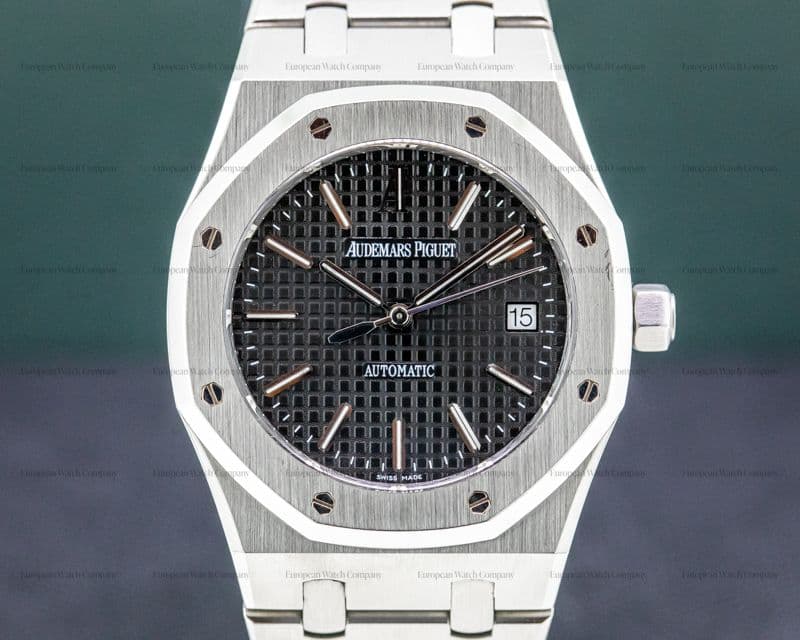 Audemars Piguet Royal Oak Black Dial SS 39MM FULL SET
