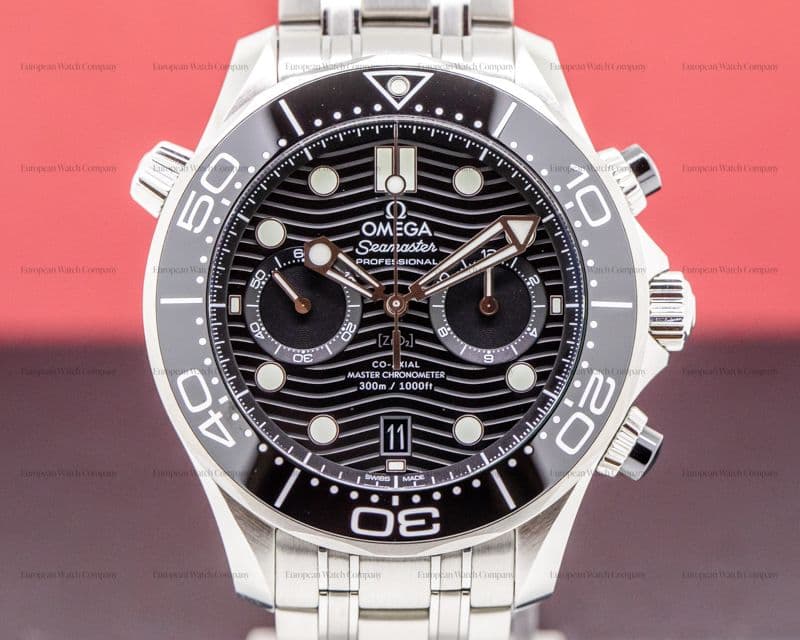 Omega Seamaster Professional Chronograph Black Dial Co-Axial SS 