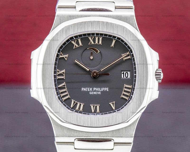 Patek Philippe Nautilus 3710 "Comet" SS / SS Black Dial FULL SET PP SERVICED