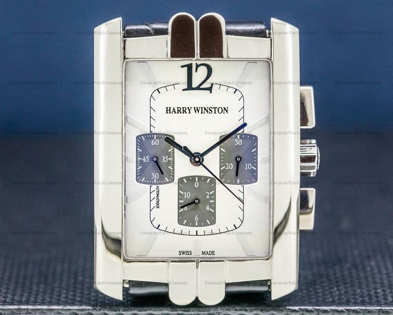Harry Winston Avenue Chronograph 18k White Gold