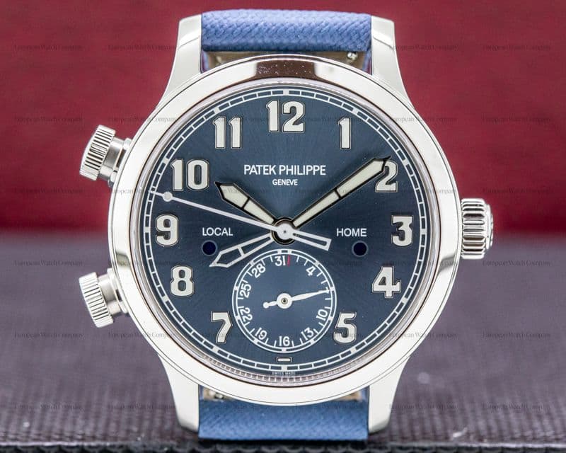 Patek Philippe Mid Size 7234A Calatrava Pilot Travel Time "Singapore" Limited UNWORN