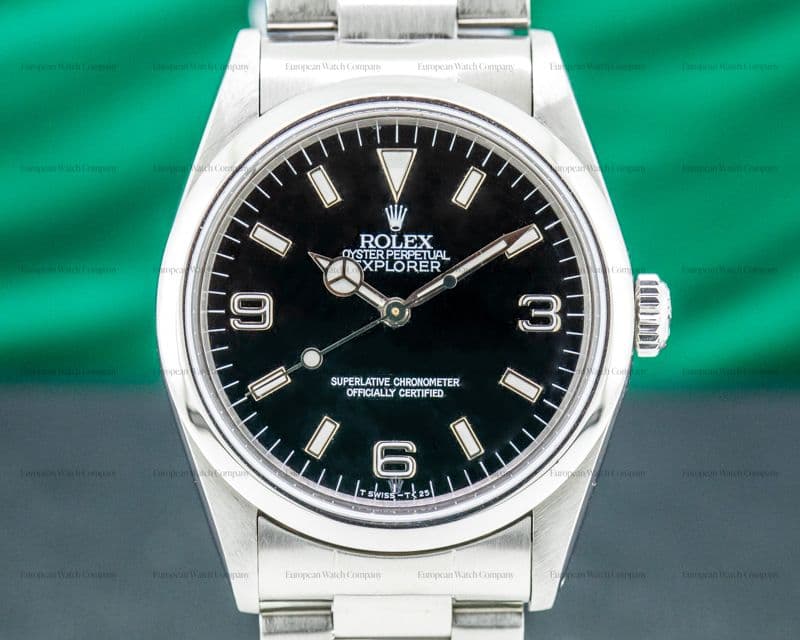 Rolex Explorer I 14270 36MM SS FULL SET


