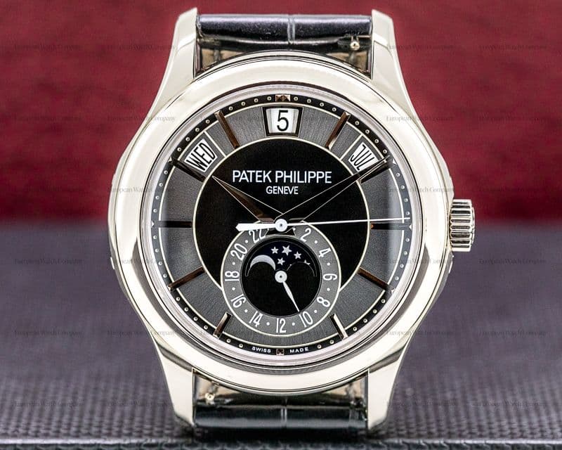 Patek Philippe Annual Calendar Grey Dial 5205G 18K White Gold 

