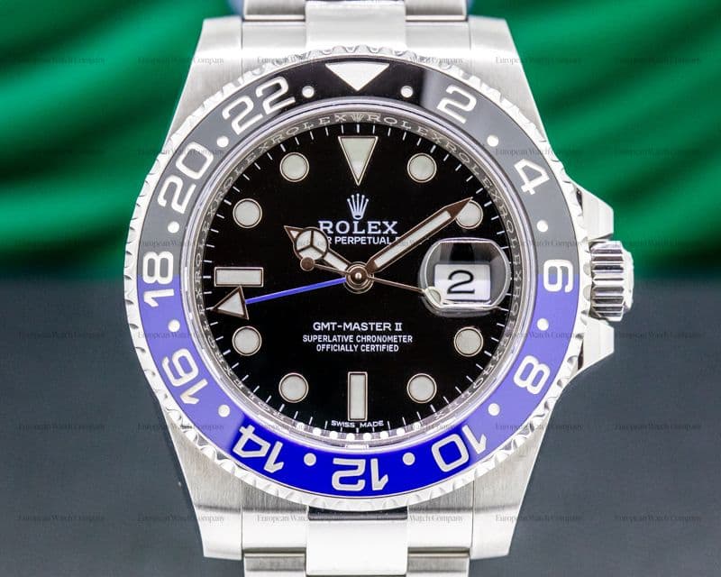 Rolex GMT Master II 116710 Ceramic Black & Blue "Batman" SS 