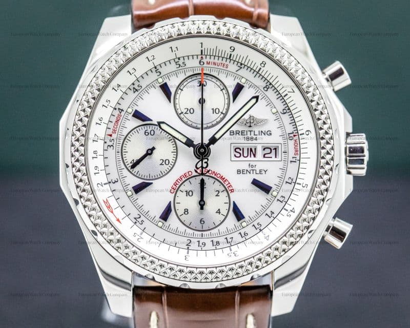 Breitling Bentley Motors GT Stainless / Leather 45MM