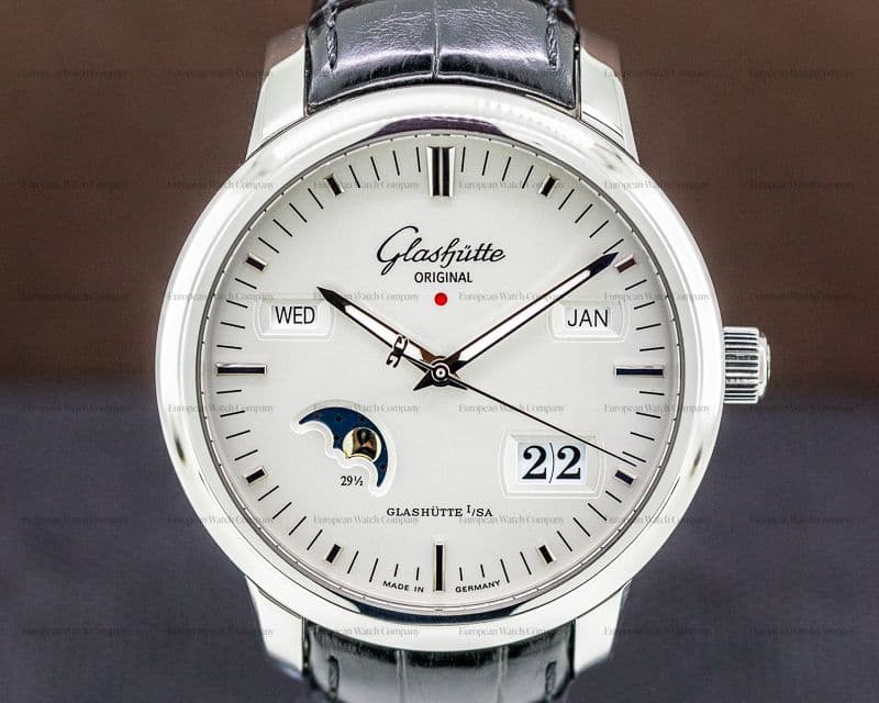 Glashutte Original Senator Perpetual Steel
Silver Dial