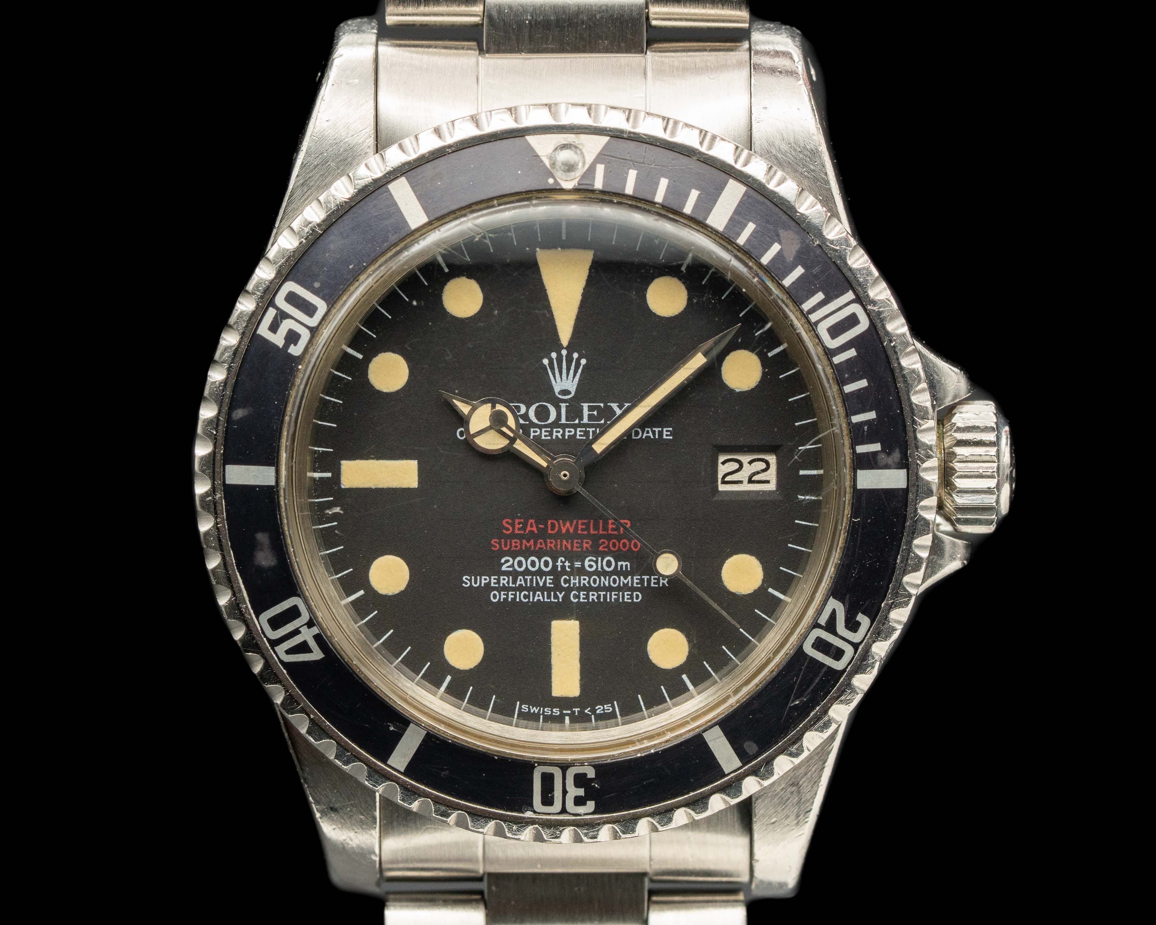 Rolex Vintage "Double Red" Sea Dweller Mark IV Dial c. 1978