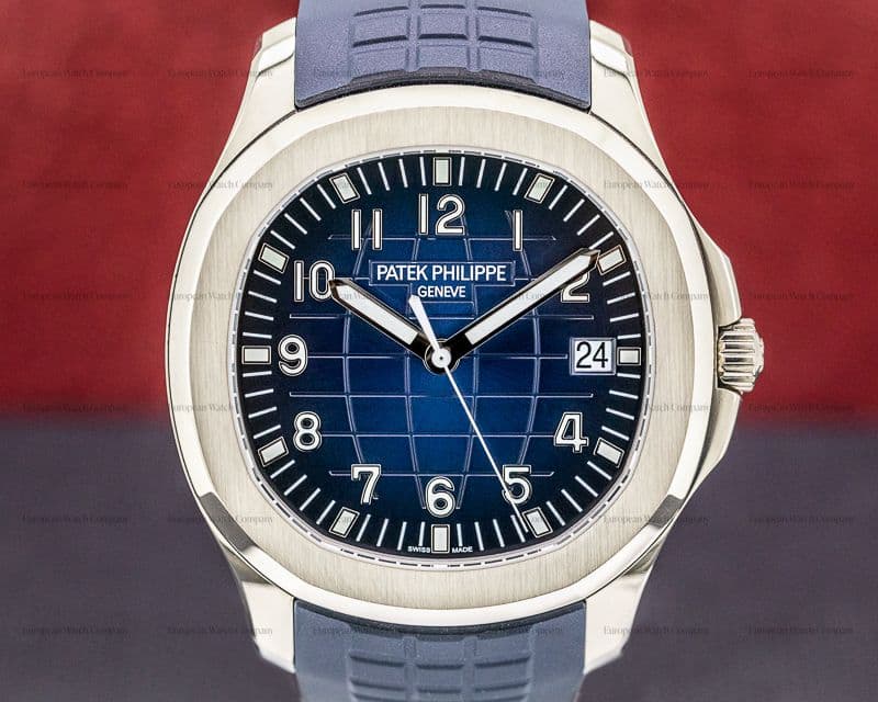 Patek Philippe Aquanaut 5168G 18K White Gold / Blue Dial 2018 