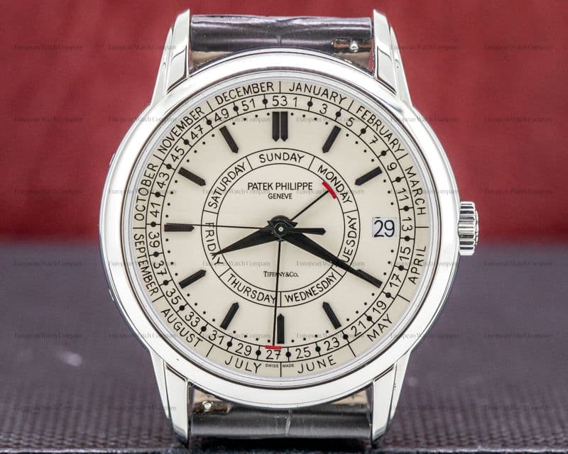 Patek Philippe Calatrava 5212A TIFFANY & CO Weekly Calendar Stainless Steel RARE
